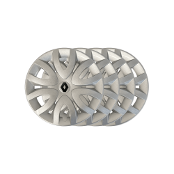 Renault Clio/Megane/Modus/Zoe Kit 4 coppe ruota 15"